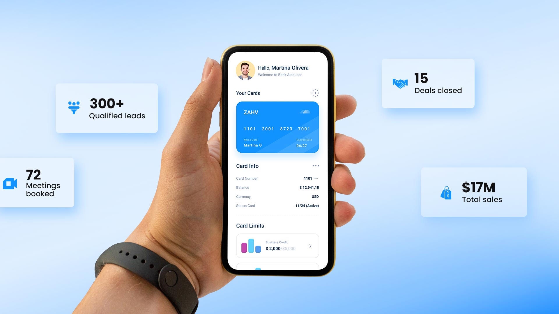 Home 17M Sales Financial Services Company Case Study