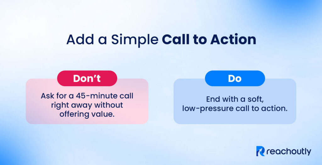 How to Write Cold Email? Add Simple Call-to-Action
