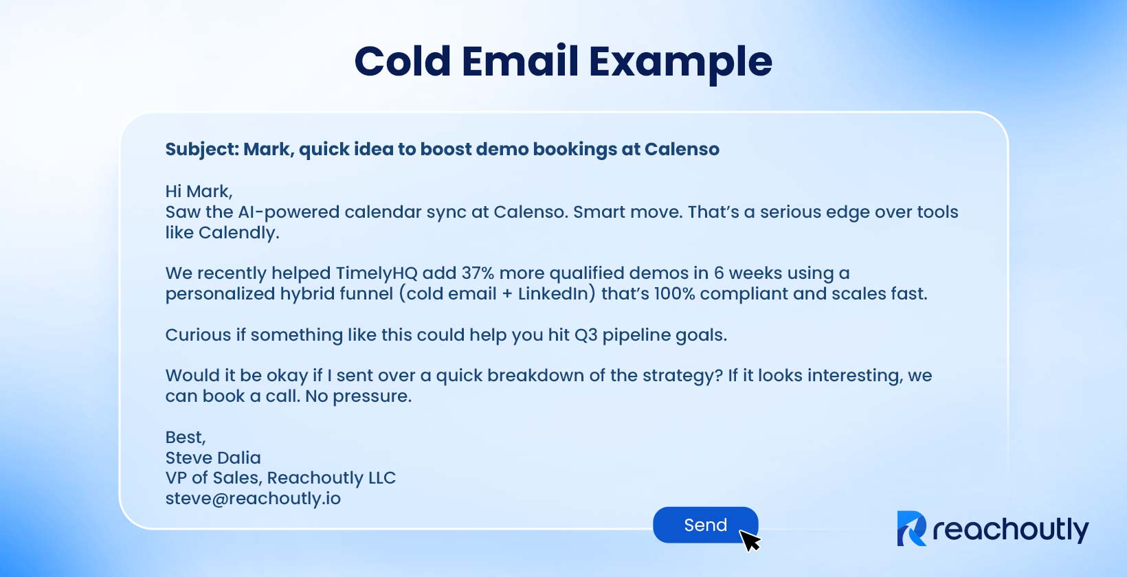 What Is Cold Email? (Guide to the Perfect Campaign) Cold Email Example