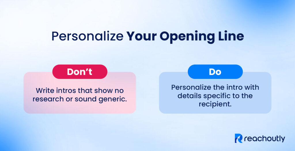 How to Write Cold Email? Personalize Opening Line